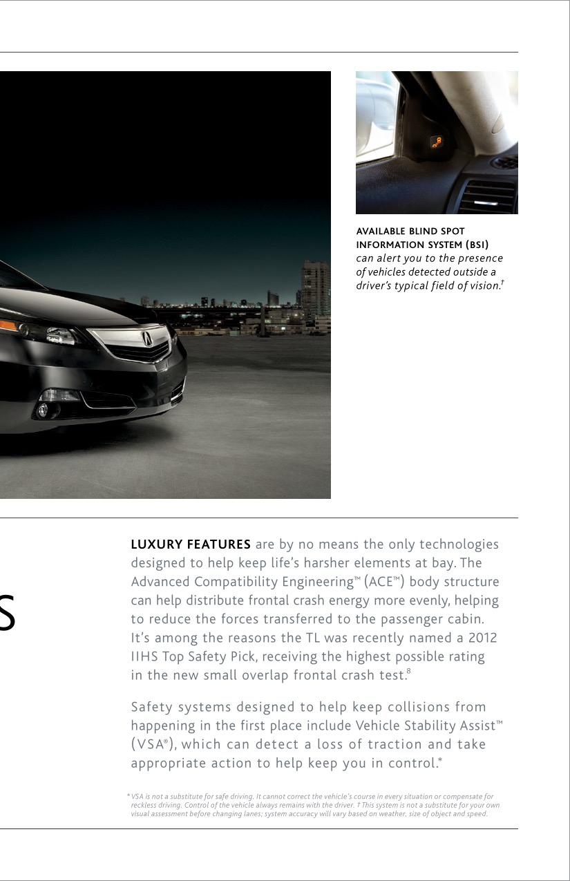 2013 Acura TL Brochure Page 28